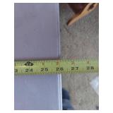 Lilac Nightstand with Paisley Stencil Design