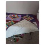 Handmade String Pattern Quilt 5 x 8