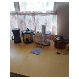 Kitchen Small Appliance Bundle - Coffee Makers, Food Processor & Slow Cooker