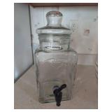 Beverage Dispenser Set with Mason Jars