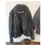 Dialogue Leather Jacket Collection - Black, Purple, Brown