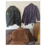 Dialogue Leather Jacket Collection - Black, Purple, Brown