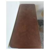 Traditional Wooden Console Table with Curved Legs