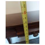 Traditional Wooden Console Table with Curved Legs