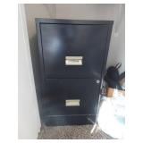 Steelworks Two-Drawer Metal File Cabinet