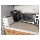 Kitchen Appliance Bundle - Keurig Coffee Maker, Toaster, Euro-Pro Toaster Oven