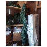 Traditional Christmas Wreath, Assorted Holiday Decor and Tree