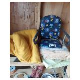 3 Drawer Storage and Contents On Shelf