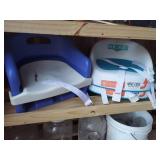 3 Drawer Storage and Contents On Shelf