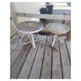 (2) Patio Tables
