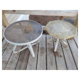 (2) Patio Tables