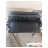 Traditional Black Writing Desk with Turned Legs