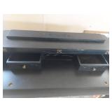 Traditional Black Writing Desk with Turned Legs