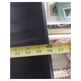 Traditional Black Writing Desk with Turned Legs