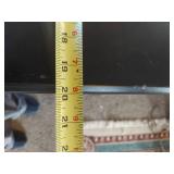 Traditional Black Writing Desk with Turned Legs