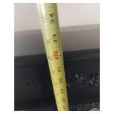 Traditional Black Writing Desk with Turned Legs