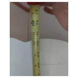 White Corner Cabinet with Scalloped Design