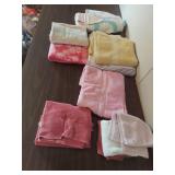 Mixed Towel Collection - Pink and White Set