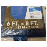 (2) 6 ft X 8 ft Tarps