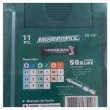 11 Pc Masterforce Impact Drive Bit Set