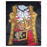 Eymitory Womens Pirate Costume Funny Pirates T-Shirt Cruise Shirts Accessories Halloween T Shirts A-Black,L/XL - Retail: $17