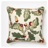 Acorn and Leaf Pillow - 24x24 - Threshold designed with Studio McGee - Retail: $36