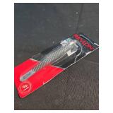 Revlon Slanted Tip Tweezers for Men, Ultra-Sharp for Precision Eyebrow Shaping and Facial Hair Removal, Larger Non-Slip Grip, Stainless Steel, 1 count