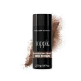 Toppik Hair Building Fibers, Medium Brown, 27.5g Fill In Fine or Thinning Hair, Instantly Thicker, Fuller Looking, 9 Shades for Men & Women, Keratin Protein Formula - Retail: $47
