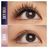 Maybelline Lash Sensational Sky High Washable Mascara Makeup, Volumizing, Lengthening, Defining, Curling, Multiplying, Buildable Formula, Blackest Black, 1 Count - Retail: $10