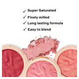 Revolution Beauty London, Blusher Reloaded, Pressed Powder Face Blusher, Highly Pigmented & Long-Lasting Formula, Pop My Cherry, 0.26 oz