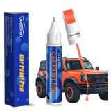 Yellow Touch Up Paint for Cars,Car Paint Touch Up Pen for Deep Scratches,Car Scratch Repair Pen Auto Scratch Remover for Easy to Use and Fix(Stallion Orange)