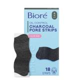 Biore Charcoal Deep Cleansing Pore Strips, Nose Strips for Blackhead Removal on Oily Skin, Features C-Bond Technology with Instant Pore Unclogging, 18 Count - Retail: $14