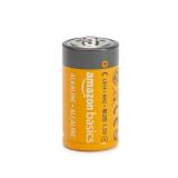Amazon Basics 24-Pack C Cell Alkaline All-Purpose Batteries, 1.5 Volt, 5-Year Shelf Life - Retail: $17