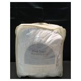 King Cool Touch Cooling Mattress Pad - Threshold: Hypoallergenic, Waterproof Protector, Fits 18\" Depth - Retail: $50