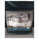 King 1000 Thread Count Cotton Blend Cooling 4pc Sheet Set Charcoal - Retail: $185