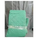 Twin/Twin Extra Long Microfiber Quilt Dark Green - Room Essentials - Retail: $30