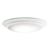 Kichler Gen 1 LED Downlight in White, 7.5" Ceiling Flush Mount Wet Rated Interior Dimmable Light for Living Room, Dining Room, Kitchen, Bathroom and Bedroom, 4000K, (7.5" x 1.5"), 43846WHLED40 - Retai