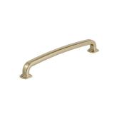 Amerock Surpass 7-9/16 inch (192mm) Center-to-Center Golden Champagne Cabinet Pull, BP55520BBZ - Retail: $22
