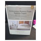 Twin 1.5\" Performance Memory Foam Mattress Topper - Threshold - Retail: $40