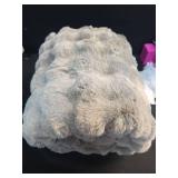 Bubble Fur Throw Taupe - Threshold - Retail: $75