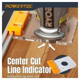 POWERTEC 72024 Router Guide Rail Adapter for Ryobi P601, PCL424, PCL424B & Ridgid R2911 Trim Routers Compatible with Powertec, Makita, Festool, Milwaukee, Kreg ACS, WEN, Triton, and Ridgid Guide Rails