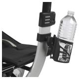 Drive Medical Nitro Clip-On Cup Holder for Walker Rollator, 6 x 4 x 3.5 Inch, Black - Retail: $16