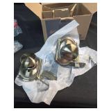 SCHLAGE F10 PLY 609 CAM Camelot Collection Plymouth Passage Knob, Antique Brass - Retail: $48