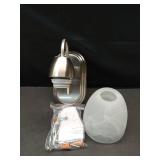 Designers Fountain 15005-1B-35 Torino Wall Sconce, Brushed Nickel,Silver, 8 in. - Retail: $27