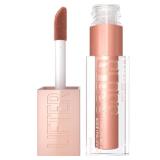 Maybelline Lifter Gloss, Hydrating Lip Gloss with Hyaluronic Acid, High Shine for Plumper Looking Lips, Stone, Rosey Neutral, 0.18 Ounce - Retail: $7