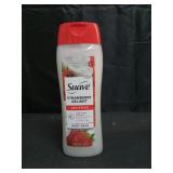 Suave Strawberry Delight Uplifting Body Wash  with Glycerin & Vitamin E  18 oz