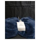 Full/Queen Ultra Plush Blanket Blue - Threshold - Retail: $40