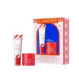 LANEIGE Minty Lip Duo: Peppermint Lip Sleeping Mask and Candy Cane Lip Glowy Balm for Soft, Hydrated Lips - Retail: $24