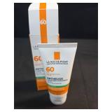 La Roche-Posay Anthelios Clear Skin Sunscreen Dry Touch SPF 60, Oil Free Sunscreen For Face, Oil Absorbing, Broad Spectrum SPF + Antioxidants, Non-Greasy, Oxybenzone Free, Travel Size - Retail: $21