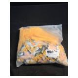 Women Yellow Flowers Tankini Swimsuits with Shorts - Two Piece Tummy Control Bathing Suits Top with Two Pockets Bottom Swimwear L - Retail: $38